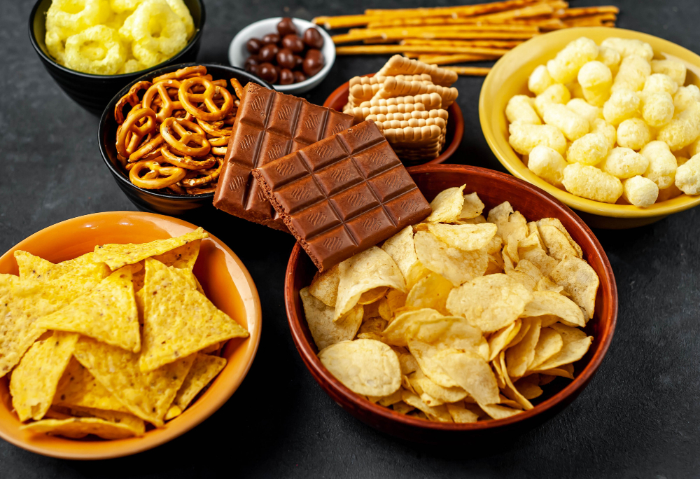 Chips and chocolates